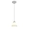 Access Lighting Martini, LED Pendant, Brushed Steel Finish, White Glass 28004-3C-BS/WHT - alternate 1